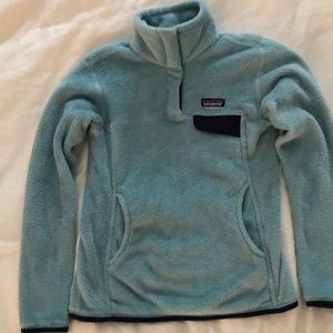 Patagonia snap up pull over fleece